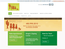 Tablet Screenshot of deserttailsanimalclinic.com